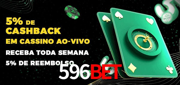 Promoções do cassino ao Vivo 596bet